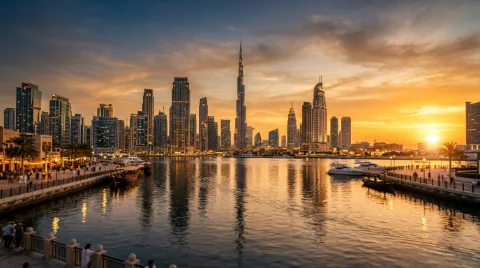 Dubai skyline — iMove car shipping to UAE