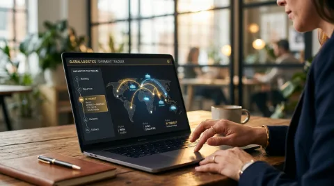iMove real-time international shipment tracking dashboard showing live cargo status